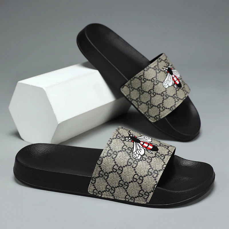 Summer Men's Shoes Sports Casual Slippers New Spring Indoor and Outdoor EVA Shoes Men's Bees Beach Outdoor Garden Sandals