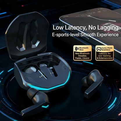 Lenovo GM2 PRO Bluetooth Headset for Game  5.3 Spoit Headset Dual Mode HD Call Noise Reduction Earbuds with Mic Music Earphories