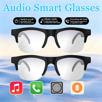 New 2026 Camera AI Smart Glasses Touch Control Photo Recording Translator Voice Assistant Music Wireless Bluetooth Sunglasses