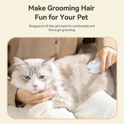 ROJECO Electric Cat Steam Brush Pet Spray Hair Comb Sprayer Cat Hair Brushes for Massage Hair Removal Cat Dog Grooming Supplies