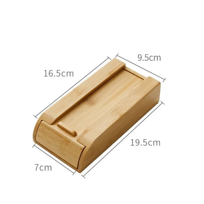 Saving Creative Under Desk Adhesive Natural Decoration Hidden Drawer Home Storage Wooden Storage Drawer Stationery Container
