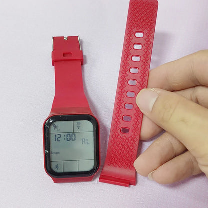 Fashion Digital Watch for Men Women Kids Spaceman Sweaterproof Sport Watches Multifunction Clock Student Electronic Wristwatch