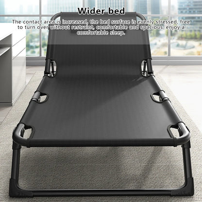 Household Portable Folding Bed Outdoor Travel Camping Bed Single Single Person Lunch Break Bed Multifunctional Reclining Chair