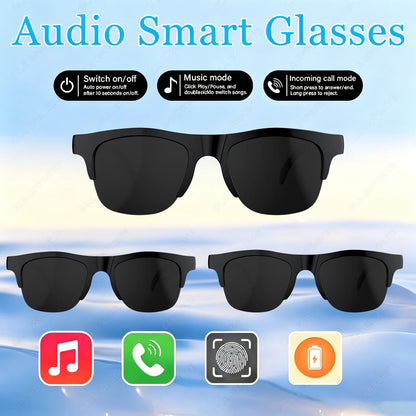 New 2026 Camera AI Smart Glasses Touch Control Photo Recording Translator Voice Assistant Music Wireless Bluetooth Sunglasses