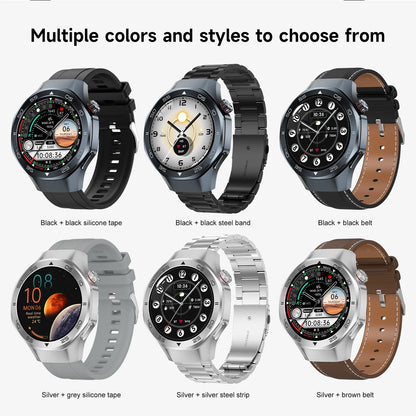 2026New Luxury Mens GPS Motion Smart Watch Military Wristwatch Waterproof Compass Altimeter Man Electron Sports Business Watches