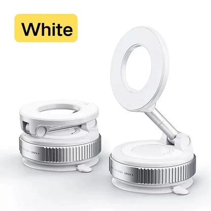 Folding Strong Magnet Magnetic Phone Holder 360° Rotation Desk Car Vacuum Suction Windshield Dashboard Mobile Holder