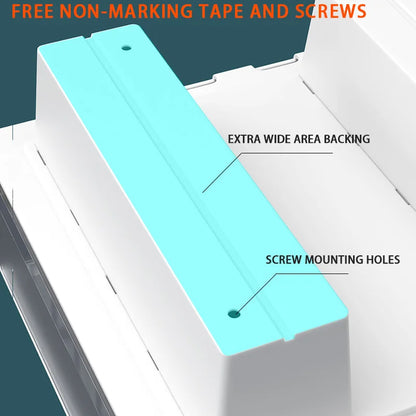 Universal No-Drill Under-Desk Drawer | Adhesive, Hidden Storage Organizer for Office or Home with Large Capacity