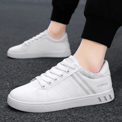 Men's Round Toe Casual Sports Shoes for Commuting, Simple Spring and Autumn Style, Lightweight, Breathable and Comfortable Men's