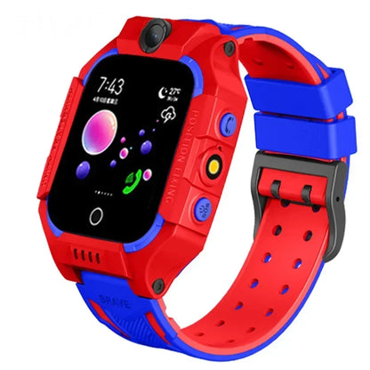 Lenovo 2027 New 5G Kids Smart Watch GPS Location Sim Card Call SOS Camera Waterproof Child Watch for Boys Girls Present Gift