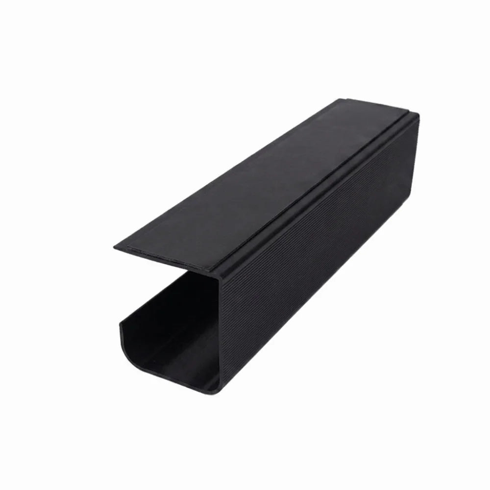 PVC Under Desk Cable Management Tray Large Capacity Easy Installation No Punch Cable Organizer Adhesive Mount Minimalist Design