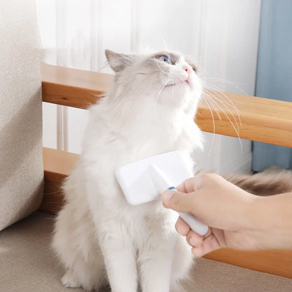 Non-Slip Hair Remover Brush for Dogs And Cats Stainless Steel Pet Grooming Comb Beauty Brush Pet Hair Removal Tool for Pets