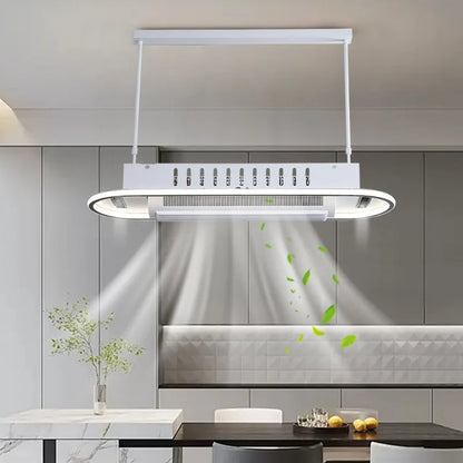 Summer living room bladeless silent fan light ceiling light modern minimalist lighting intelligent air conditioning