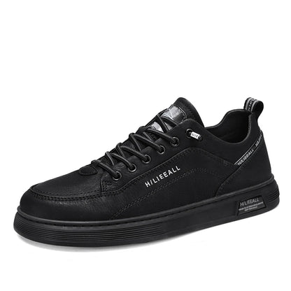 Men's summer breathable leading casual shoes sports flat non-slip waterproof canvas canvas shoes low top lace solid color.