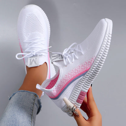 Women's summer breathable mesh flat shoes，women's shoes，casual sneakers shoes, clearance free shipping