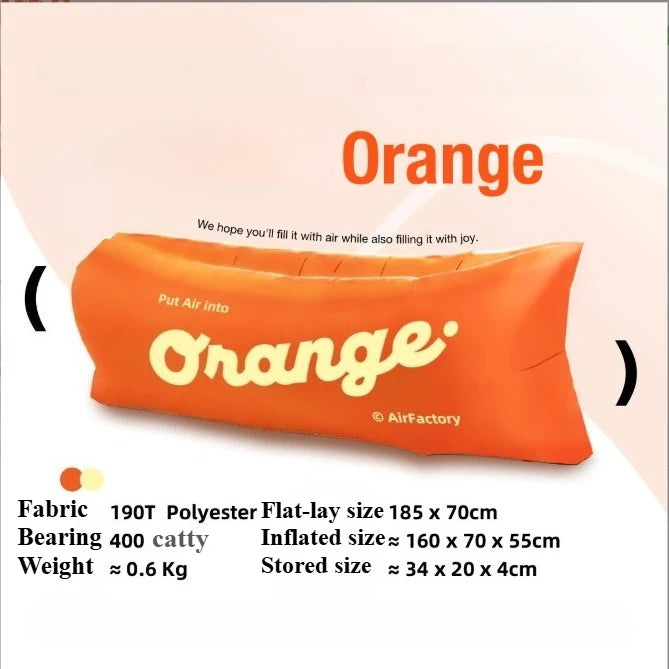 Outdoor Portable Inflatable Sofa Foldable Beach Park Inflatable Bed Grassland Music Festival Camping Supplies Birthday Gift