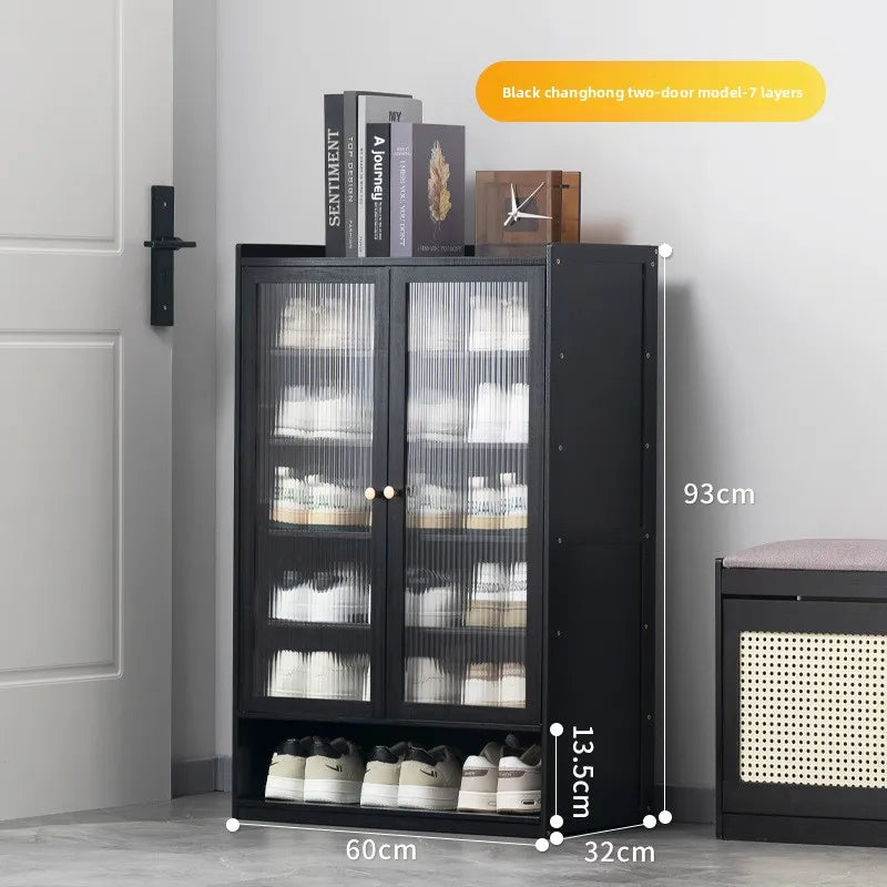 Shoe rack Multi-layer storage shelf Household simple door entry balcony Indoor large-capacity dust-proof shoe cabinet