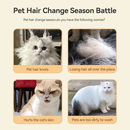 ROJECO Electric Cat Steam Brush Pet Spray Hair Comb Sprayer Cat Hair Brushes for Massage Hair Removal Cat Dog Grooming Supplies