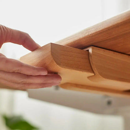 Saving Creative Under Desk Adhesive Natural Decoration Hidden Drawer Home Storage Wooden Storage Drawer Stationery Container