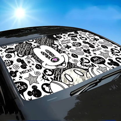 Cartoon M-Mickey Mouse Car SunShade Windscreen Cover Windshield Car Window Sun Shade Auto Visor Car Accessories