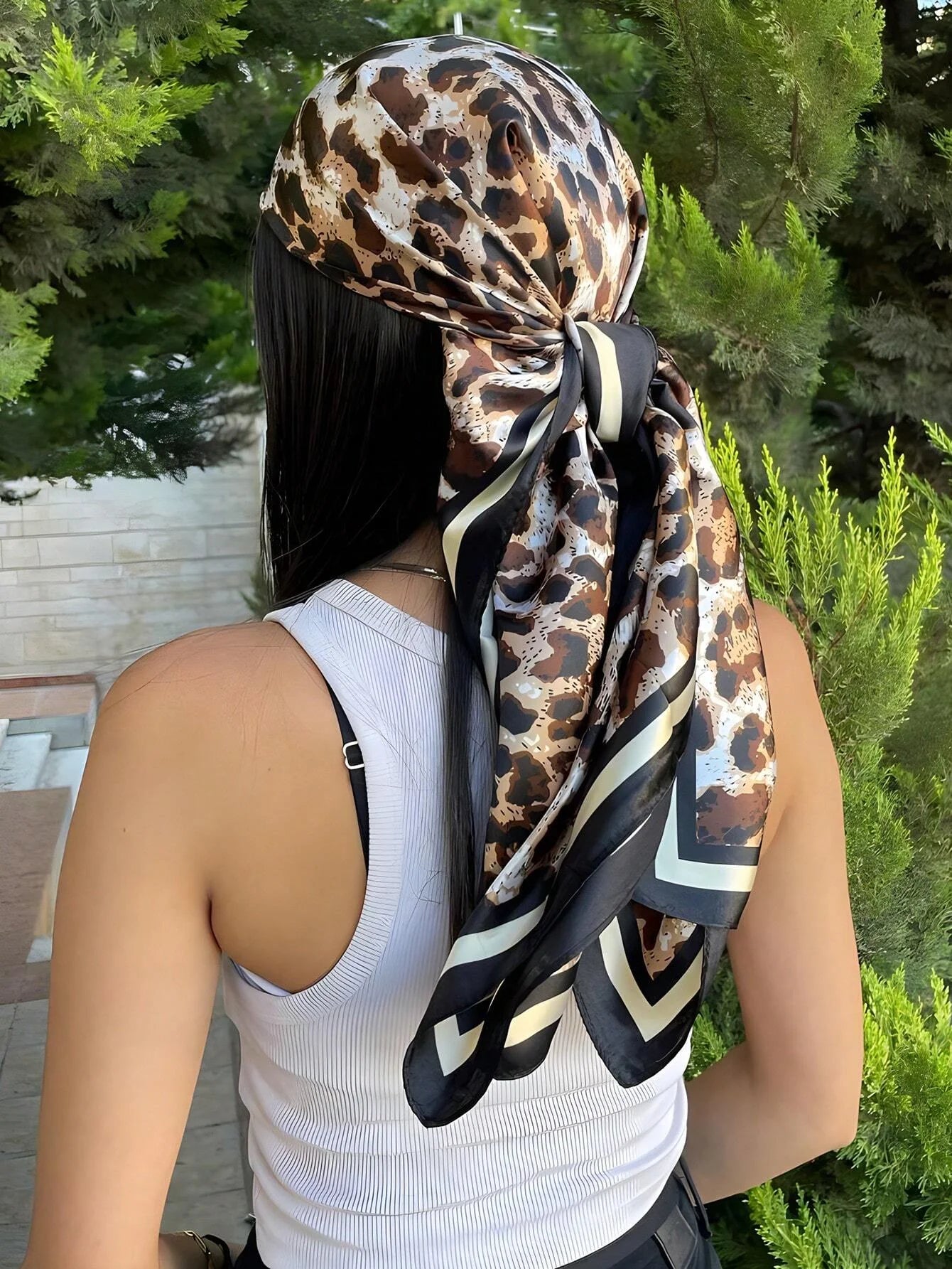 60Colors Luxury Scarf Women 70*70Cm Silk Feel Square Hair Wrapping Foulard Satin Shawl Big Size Head Bandana Hijab Handkerchief