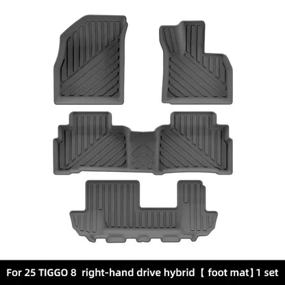 RHD For CHERY TIGGO 8 CSH 2025 2026 Car TPE Floor Mats Cargo Liners All Weather Floor Liners Trunk Mat Waterproof Pad