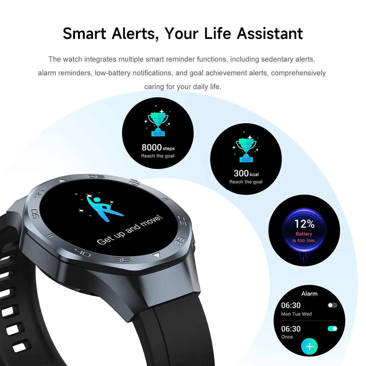 2026New Luxury Mens GPS Motion Smart Watch Military Wristwatch Waterproof Compass Altimeter Man Electron Sports Business Watches