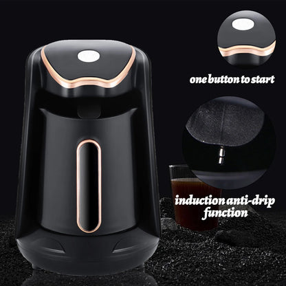 250ML Automatic Turkish Coffee Maker Automatic Turkish/Greek Coffee Machine Electric Turkish Coffee Pot for Coffee Tea Milk