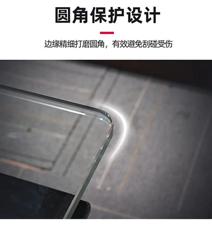 Luminous Tempered Glass Coffee Table Custom Color Size Coffee Table Display Design salon Wohnzimmer Tisch Home Accessories