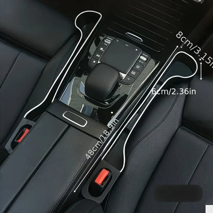 2Pcs Car Front and Rear Seat Cup Holders, Multi-Functional Storage Box for Car Organization, Interior Accessory Storage