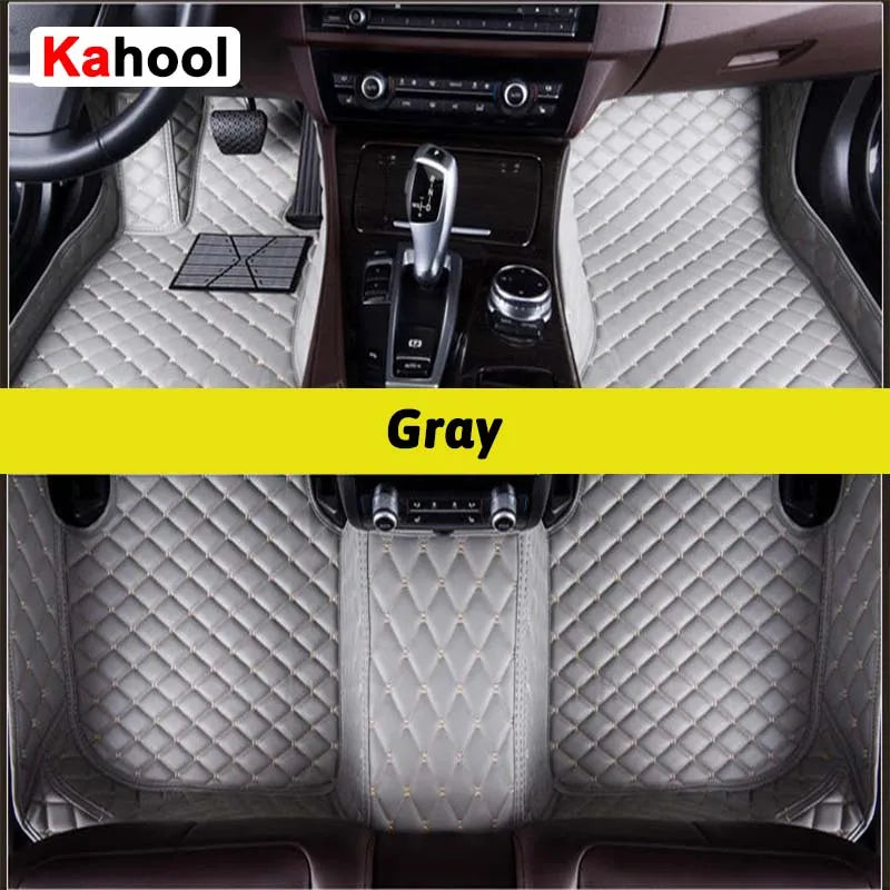 KAHOOL Custom Car Floor Mats For BYD Atto 3 Dolphin Seal F0 F3 F6 E6 G3 G6 S6 Song Qin Auto Carpets Foot Coche Accessorie