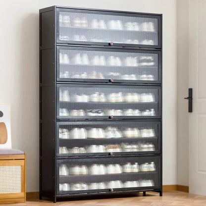 Shoe rack Multi-layer storage shelf Household simple door entry balcony Indoor large-capacity dust-proof shoe cabinet