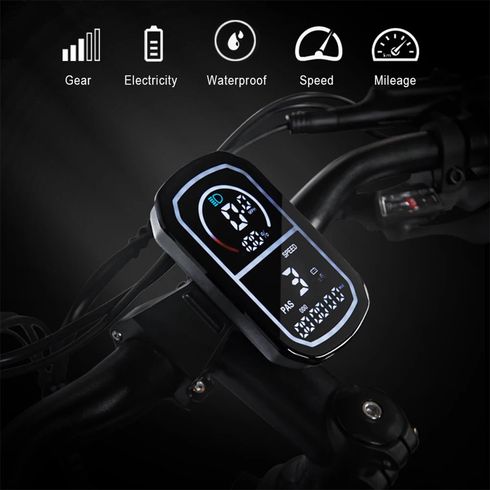 HEDATX 27.5 Inch 2.1 Tire Electric BIkes 48V15.6Ah lithium battery City E Bike Mechanical disc brake Cargo electric bicycle