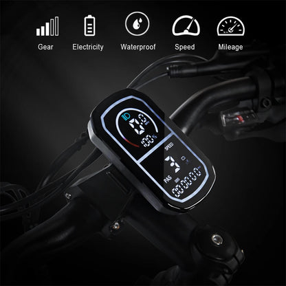 HEDATX 27.5 Inch 2.1 Tire Electric BIkes 48V15.6Ah lithium battery City E Bike Mechanical disc brake Cargo electric bicycle
