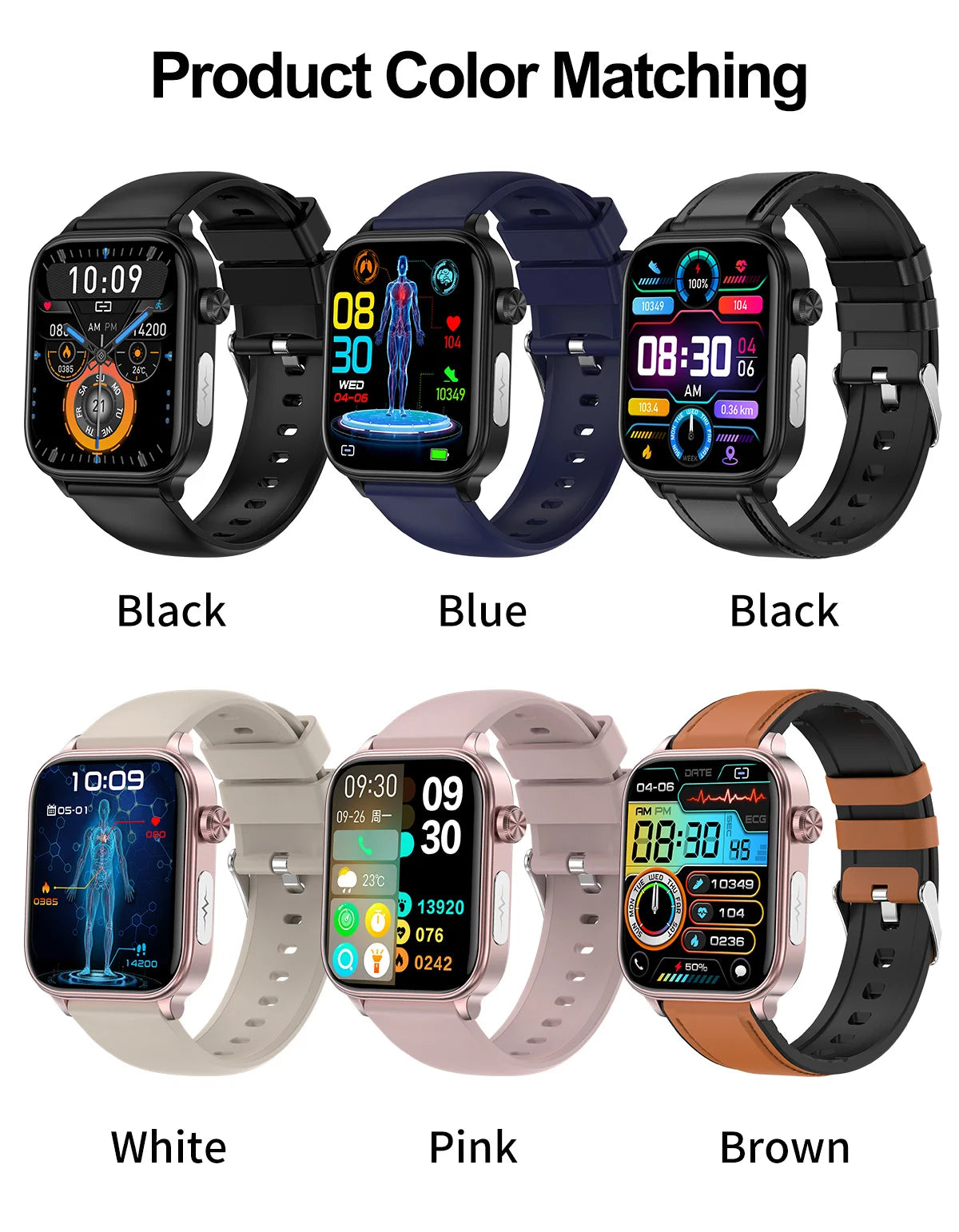 2025 New AI Diagnosis Blood Lipids Uric Acid Body composition Test Smart Watch For Men ECG+PPG Bluetooth Call Health Smartwatch