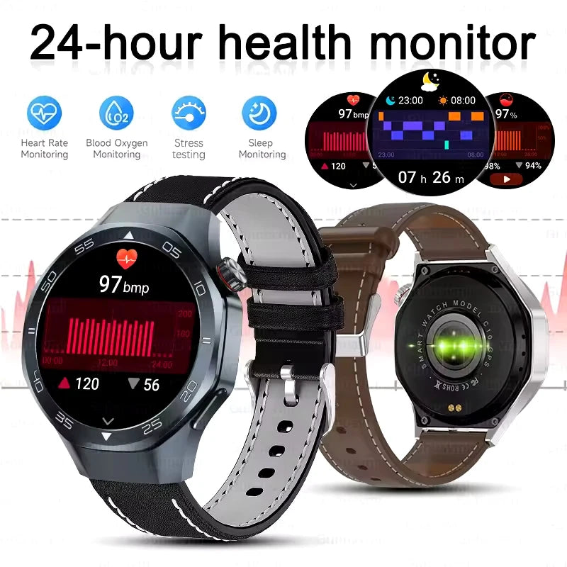 2026New Luxury Mens GPS Motion Smart Watch Military Wristwatch Waterproof Compass Altimeter Man Electron Sports Business Watches