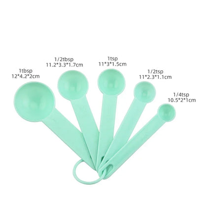 5/10pcs Multi Purpose Measuring Spoon DIY Cake Baking Measuring Cup Powder Measuring Plastic Spoon Kitchen Baking Gadgets