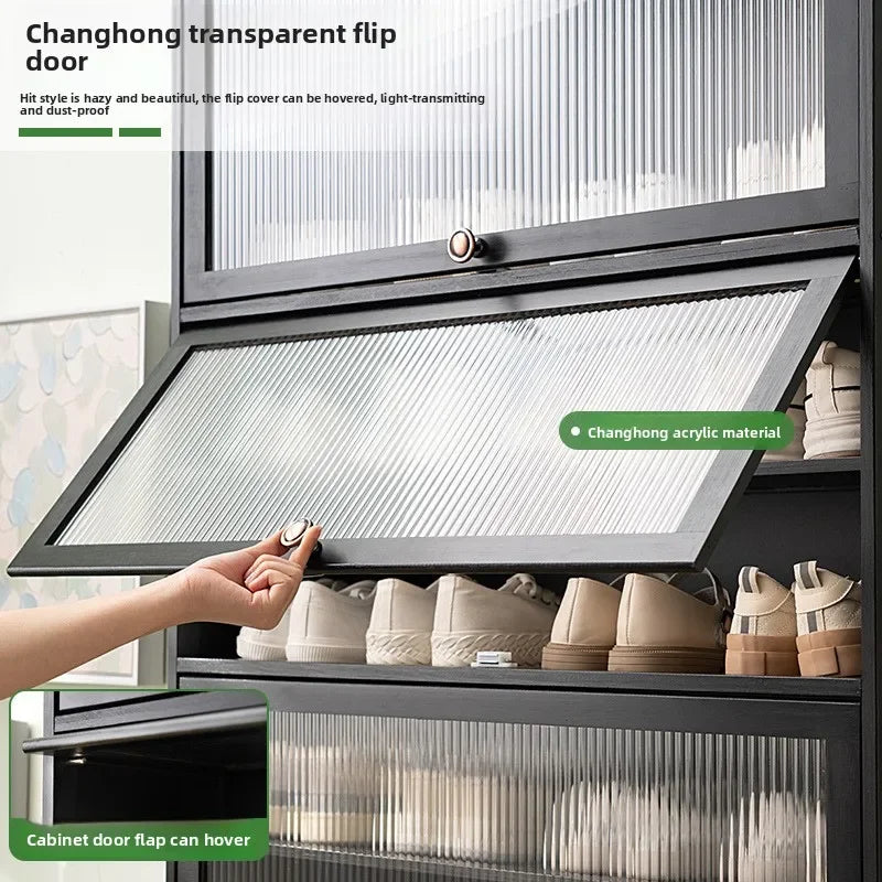 Shoe rack Multi-layer storage shelf Household simple door entry balcony Indoor large-capacity dust-proof shoe cabinet