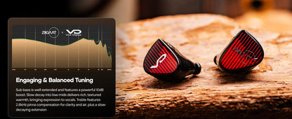 Pre-order Linsoul ZiiGaat x Vivir Digital: RUMBA 10mm Graphene Dynamic Driver In-Ear Monitor with Balanced Tonal Signature