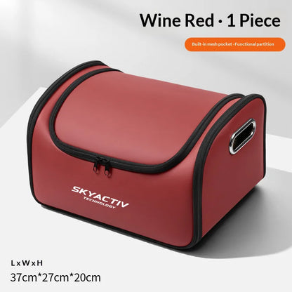 For Mazda Skyactiv Car Trunk Organizer Storage Box Seat Multifunctional Storage Bag with Built-in Pocket Auto Accessories