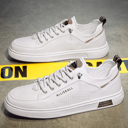 Men's summer breathable leading casual shoes sports flat non-slip waterproof canvas canvas shoes low top lace solid color.