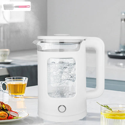 1.8L Electric Kettle 1500W Water Boiler Pot Tea Stainless Steel Kettle Auto Shut-Off Electric Kettle Home Kitchen Water Heater UK Plug
