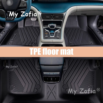 For BYD Sealion 5 DM-i 2025 2026 Car Specialized Floor Mats Car Mat TPE Waterproof Foot Mat Full Covers Interior Accessories