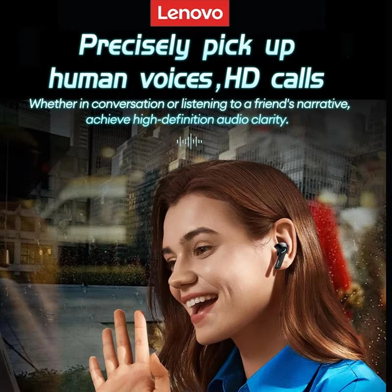 Lenovo GM2 PRO Bluetooth Headset for Game  5.3 Spoit Headset Dual Mode HD Call Noise Reduction Earbuds with Mic Music Earphories