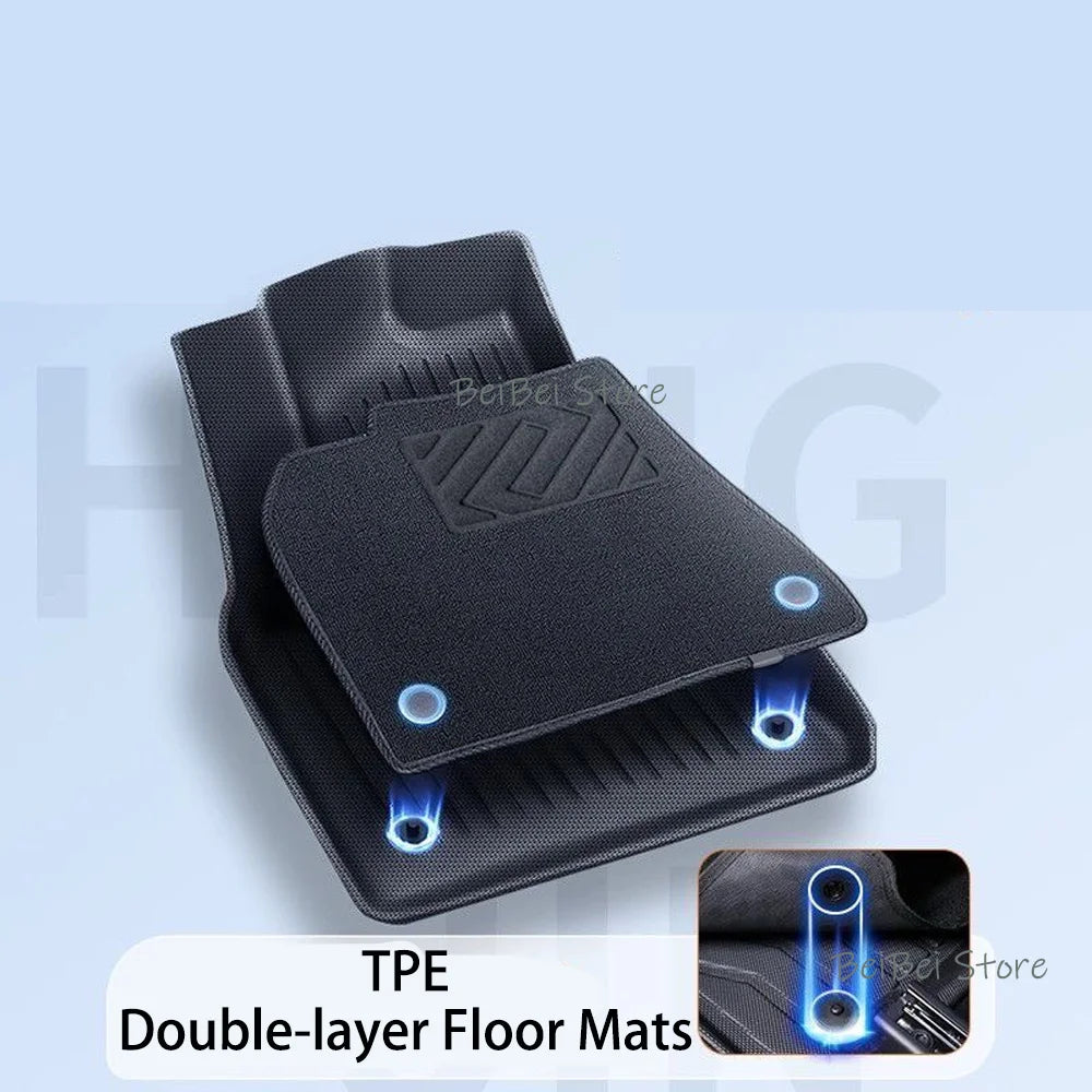 For BYD Song Pro Sealion 5 DM-i SA2 2024~2026 2025 LHD Car TPE Floor Mats Waterproof Carpets Anti-scratch Interior Accessories