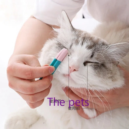 The petsPet Eye Cleaning Brush Soft Grooming Comb for Cats Short Hair