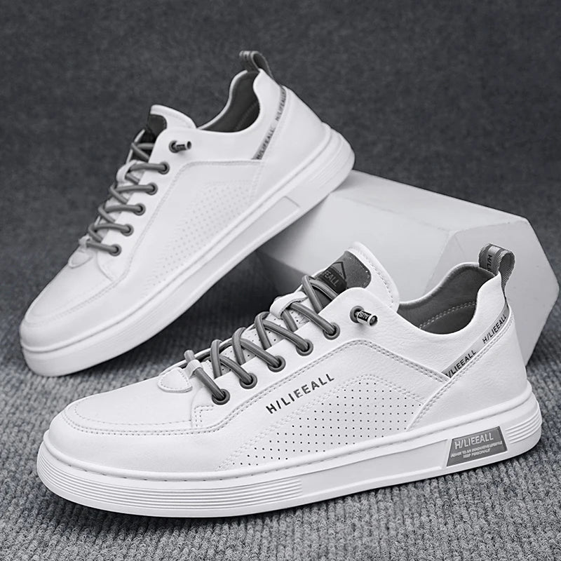 Men's summer breathable leading casual shoes sports flat non-slip waterproof canvas canvas shoes low top lace solid color.