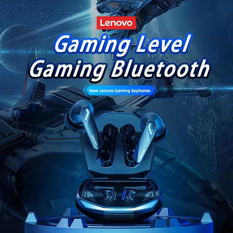 Lenovo GM2 PRO Bluetooth Headset for Game  5.3 Spoit Headset Dual Mode HD Call Noise Reduction Earbuds with Mic Music Earphories