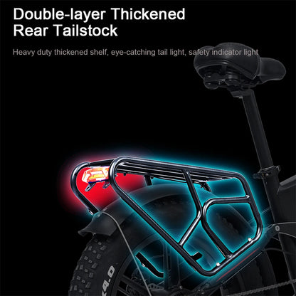 RANDRIDE YX20M Foldable Electric Bike 1000W 48V 17Ah Battery 20 Inch Full Suspension 7-Speed Urban Electric Bicycle For Adults