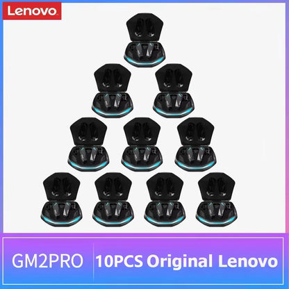 Lenovo GM2 PRO Bluetooth Headset for Game  5.3 Spoit Headset Dual Mode HD Call Noise Reduction Earbuds with Mic Music Earphories