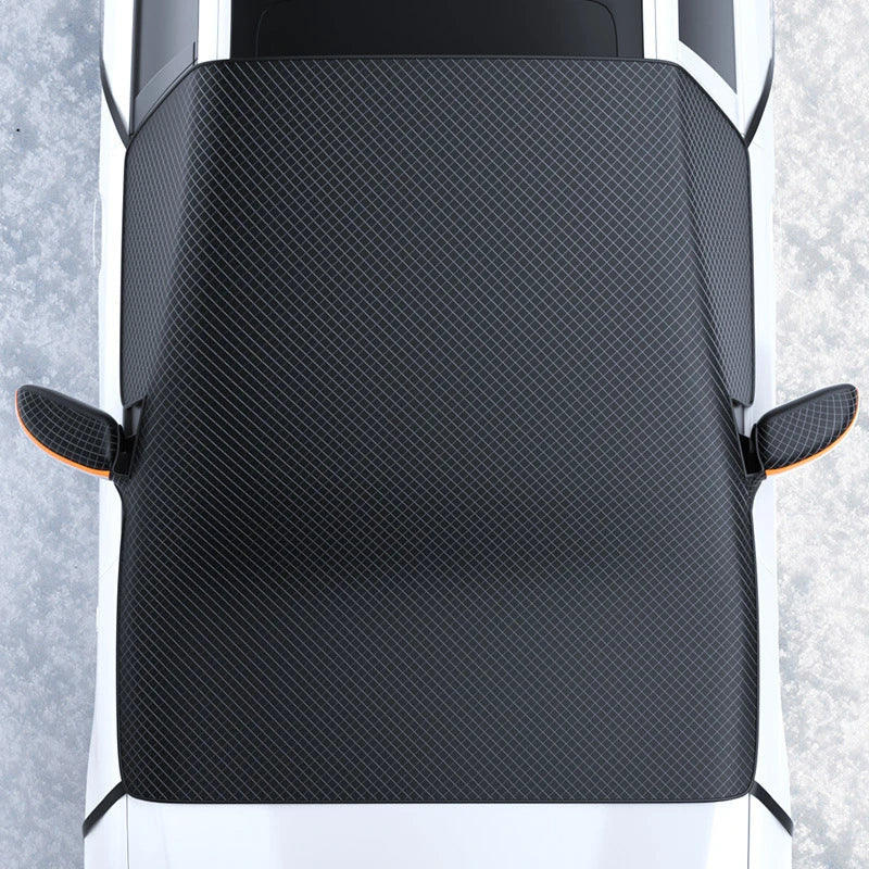 Magnetic Car Snow Cover Car Front Windscreen Cover Exterior Sunshade Snow Protection Snow Shield Half-Cover Windshield Cover